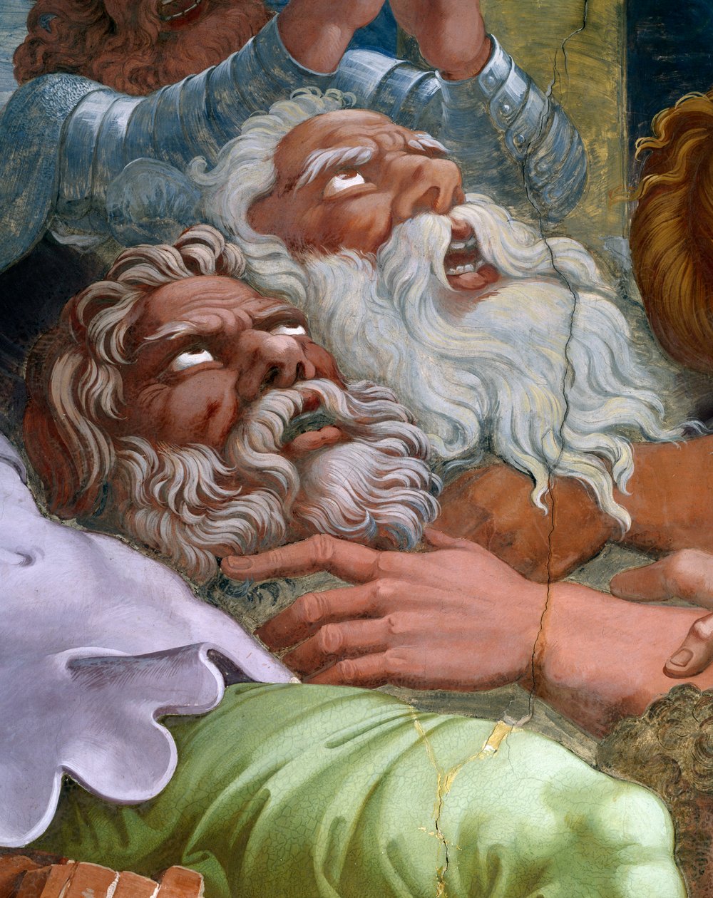 Rebelliska jättar straffade av Jupiter av Giulio Romano