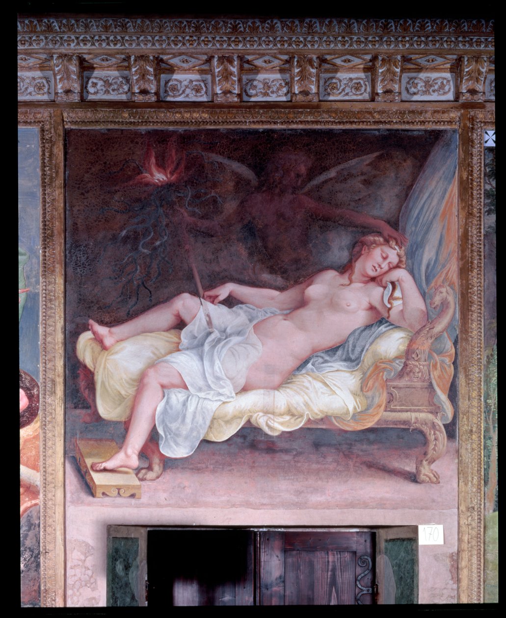Drömmen om Hecuba av Giulio Romano