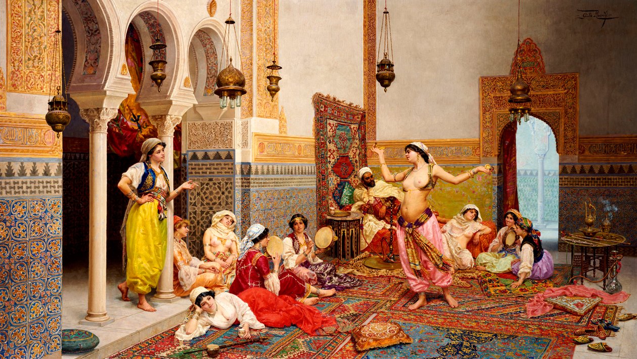 Haremsdansen av Giulio Rosati