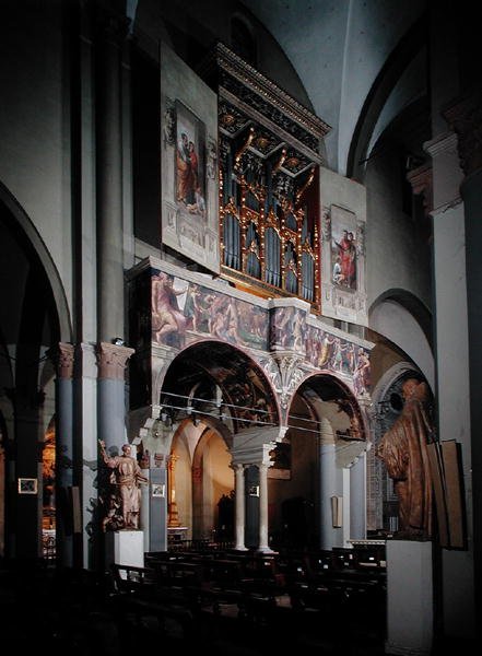 Orgel, målad 1546 av Giulio Taraschi