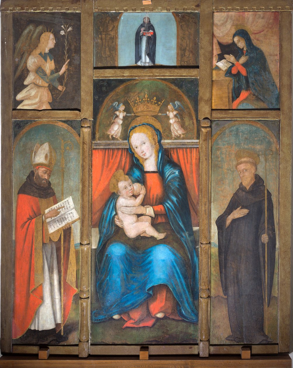 Polyptyk av Jungfru Maria av Giulio de Rossi