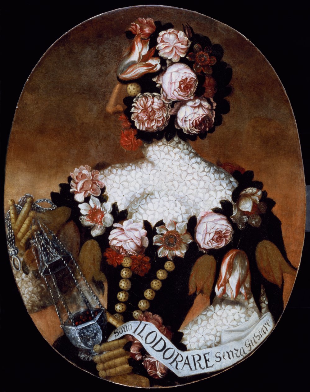 Luktsinnet (panel) av Giuseppe Arcimboldo