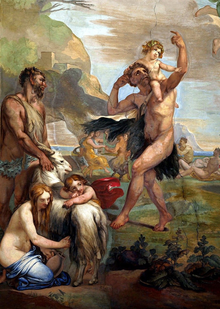  The Childhood of Bacchusn av Giuseppe Bezzuoli