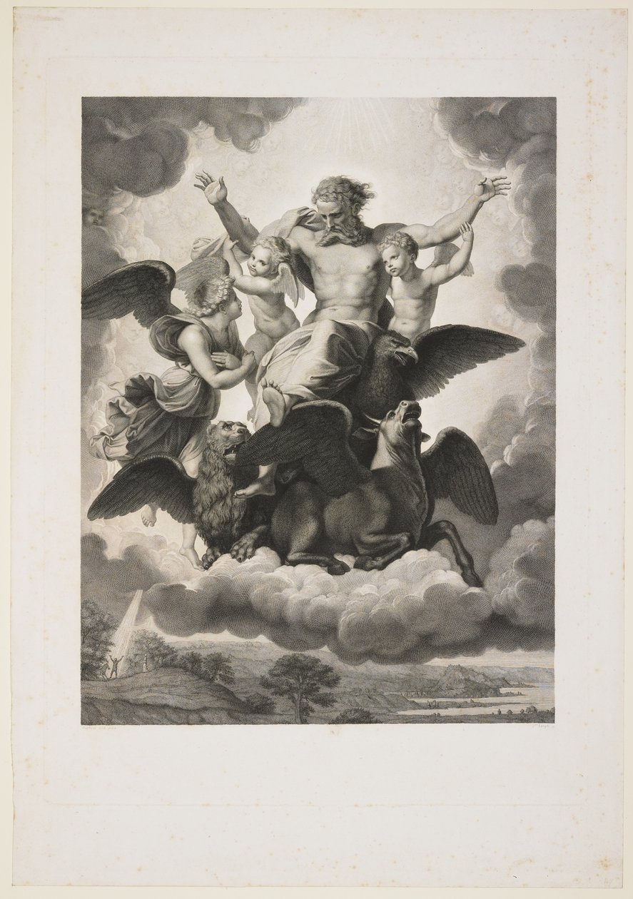 Hesekiels syn, 1808 av Giuseppe Longhi