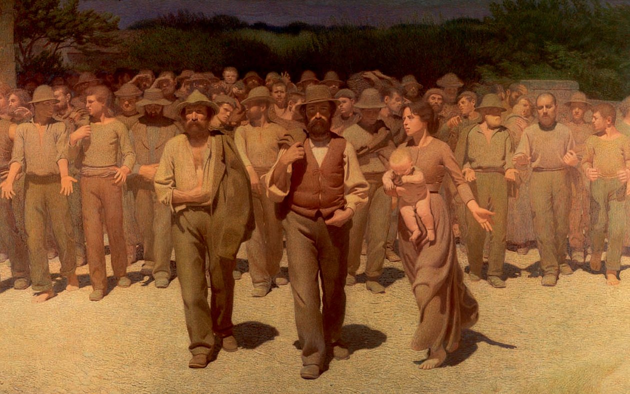Den fjärde egendomen av Giuseppe Pellizza da Volpedo