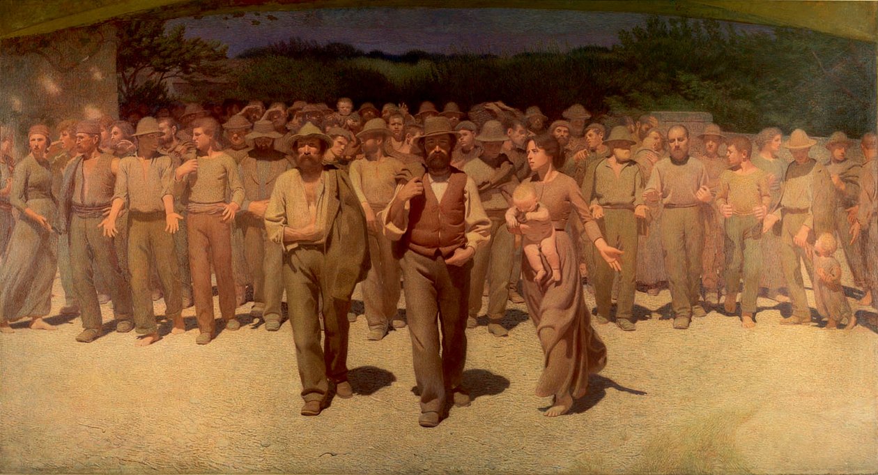 Il Quarto Stato The Fourth Estate av Giuseppe Pellizza da Volpedo