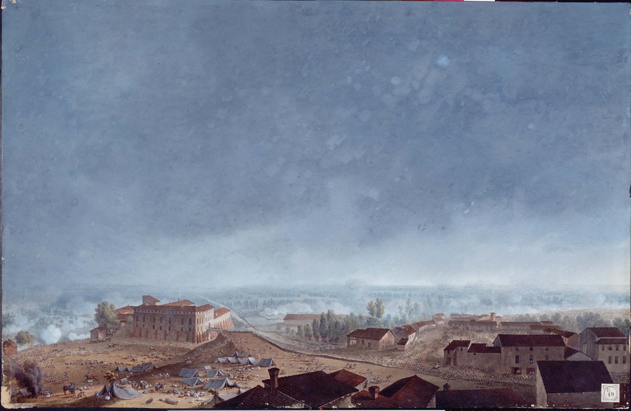 Slaget vid Fombio av Giuseppe Pietro Bagetti