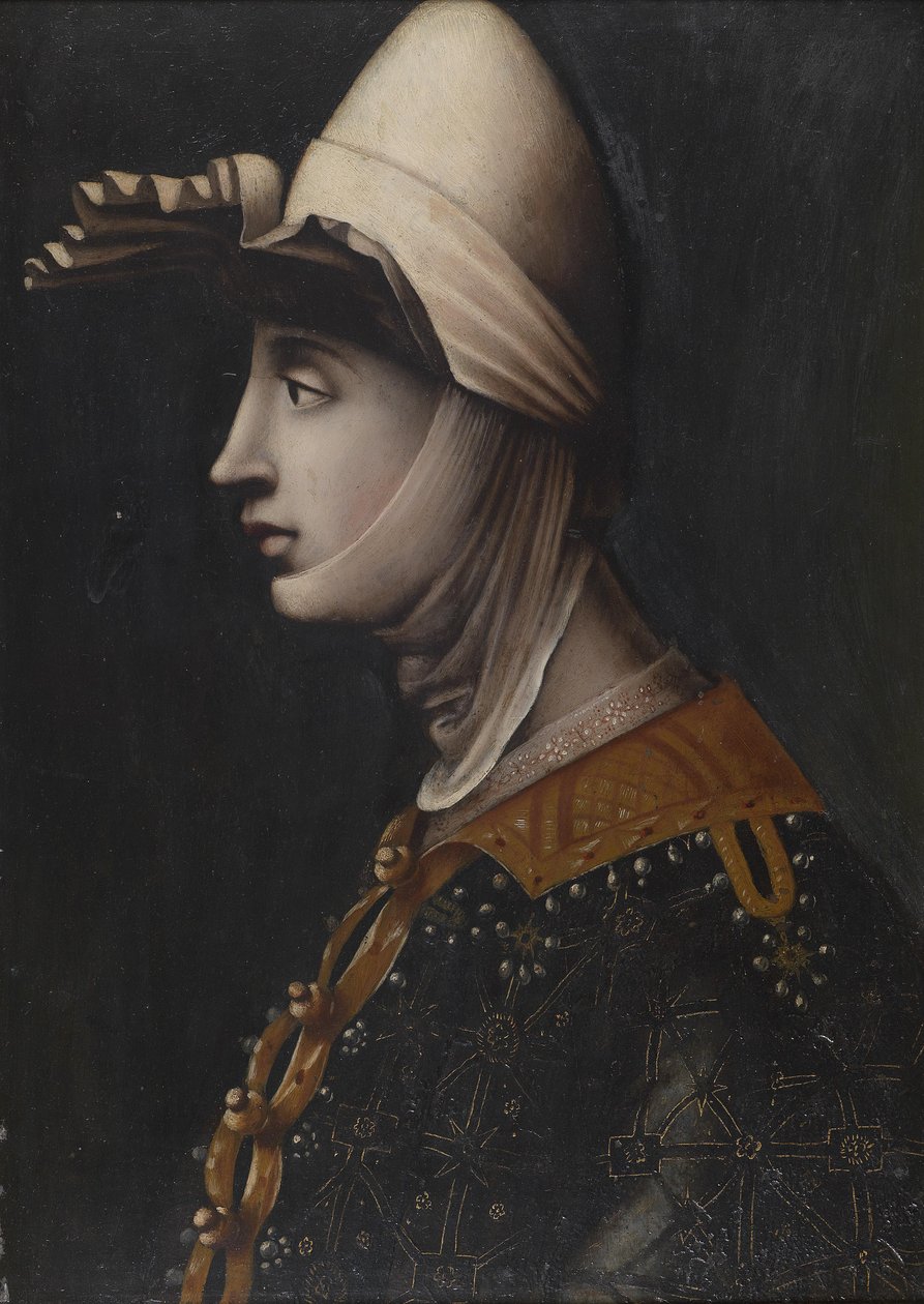 Portrait of Matilda of Tuscany  av Giuseppe Rivelli