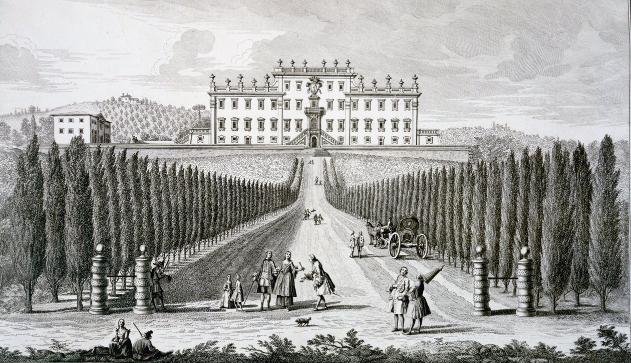 Utsikt över Villa del Castel