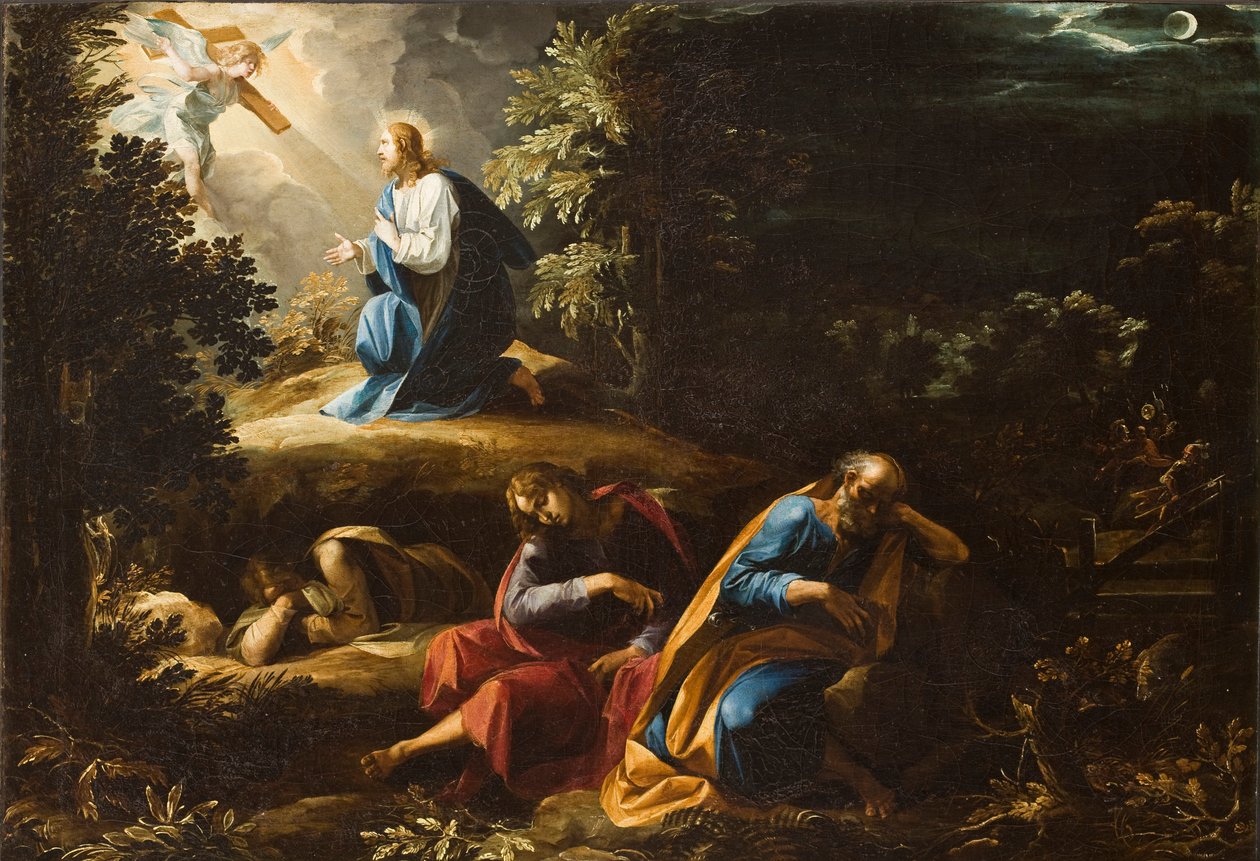 Kval i trädgården (Kristus på Oljeberget) av Giuseppe Cesari