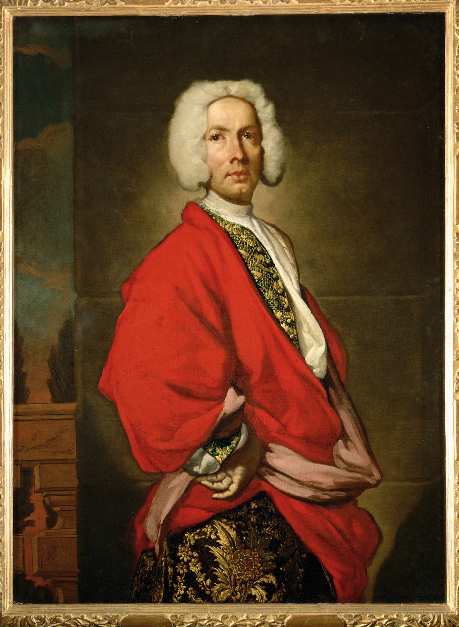 Greve Galeatius Secco Suardo... av Giuseppe (1655 1743) Ghislandi