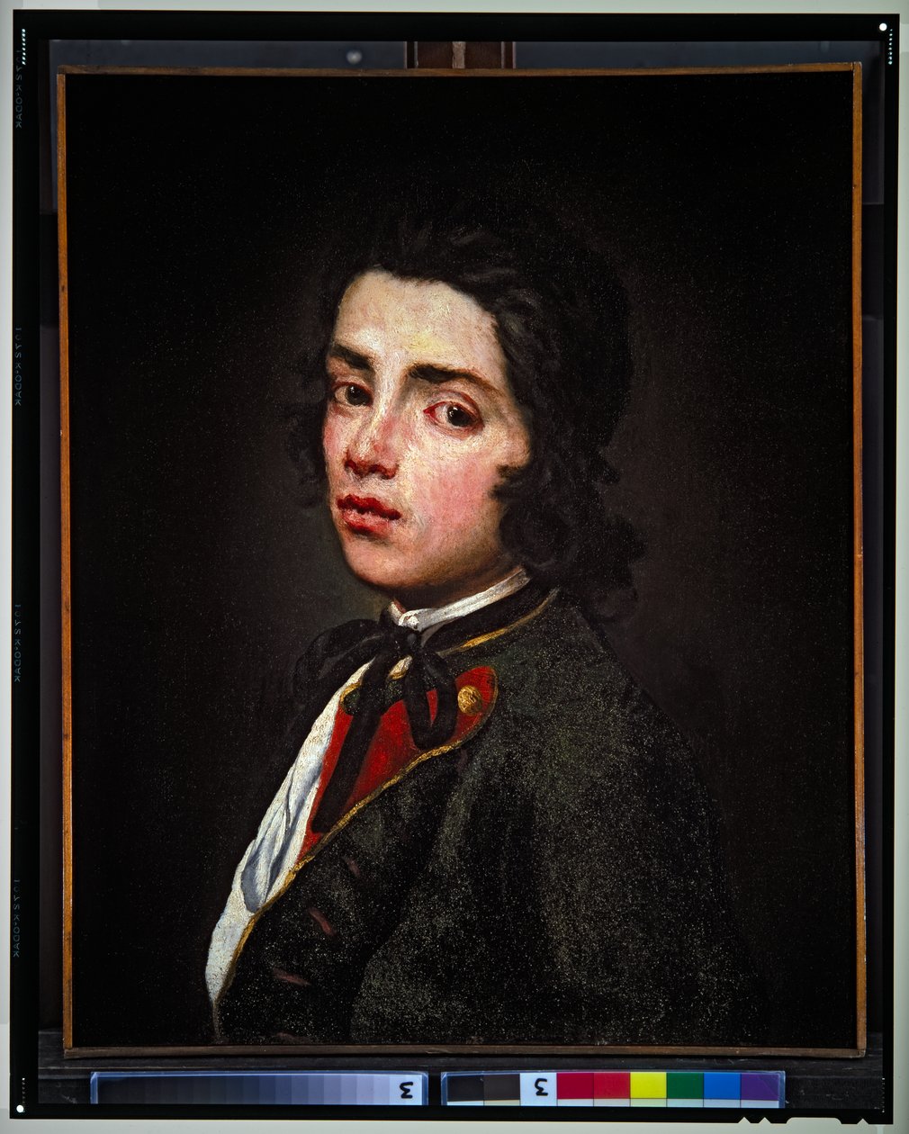Porträtt av en ung pojke, odaterad (duk) av Giuseppe (1655 1743) Ghislandi