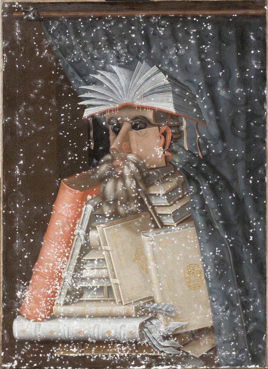 Bibliotekarien av Giuseppe Arcimboldo