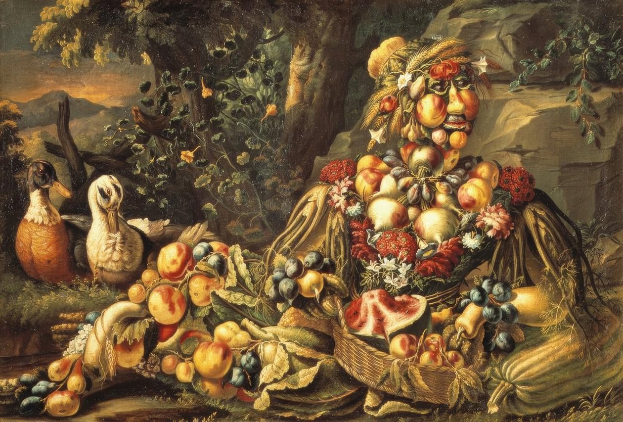 Sommaren av Giuseppe Arcimboldo