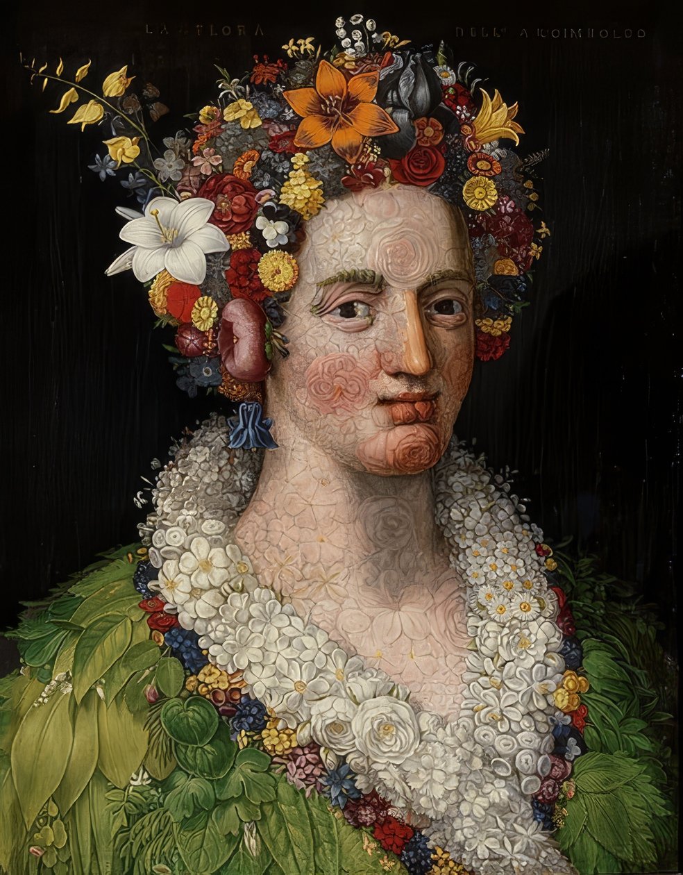 Flora. 1589 av Giuseppe Arcimboldo