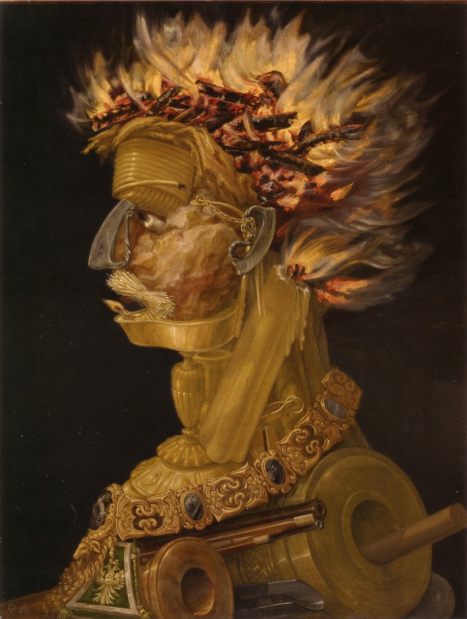 Tyska: Feuer Eld av Giuseppe Arcimboldo