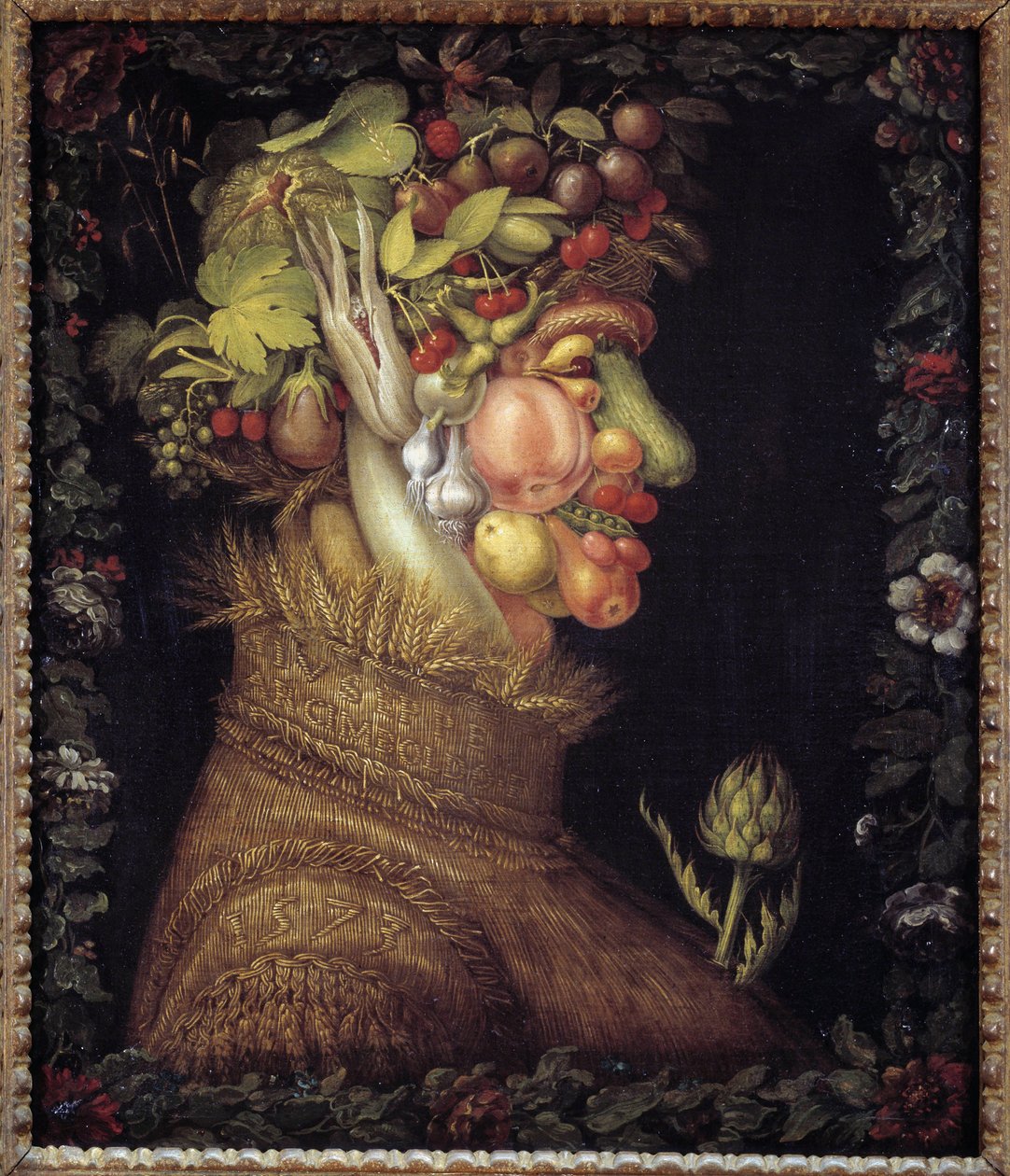 Sommaren. Allegori om årstiderna. Målning av Giuseppe Arcimboldo (1527-1593). Musée du Louvren av Giuseppe Arcimboldo