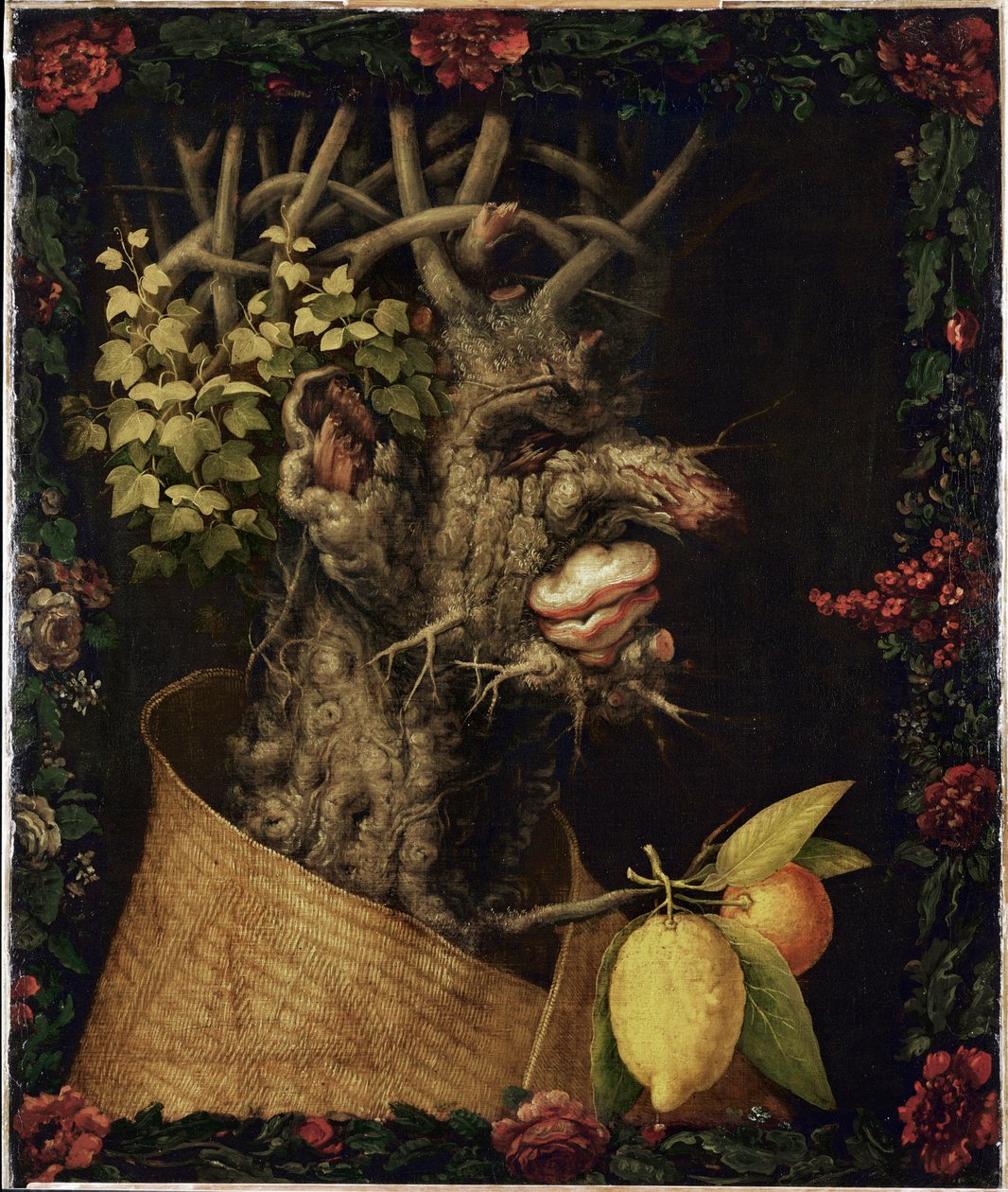 Vinter, allegori... av Giuseppe Arcimboldo