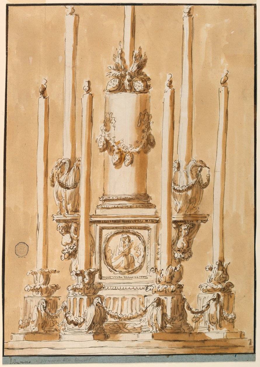 Ljusstake av Giuseppe Barberi