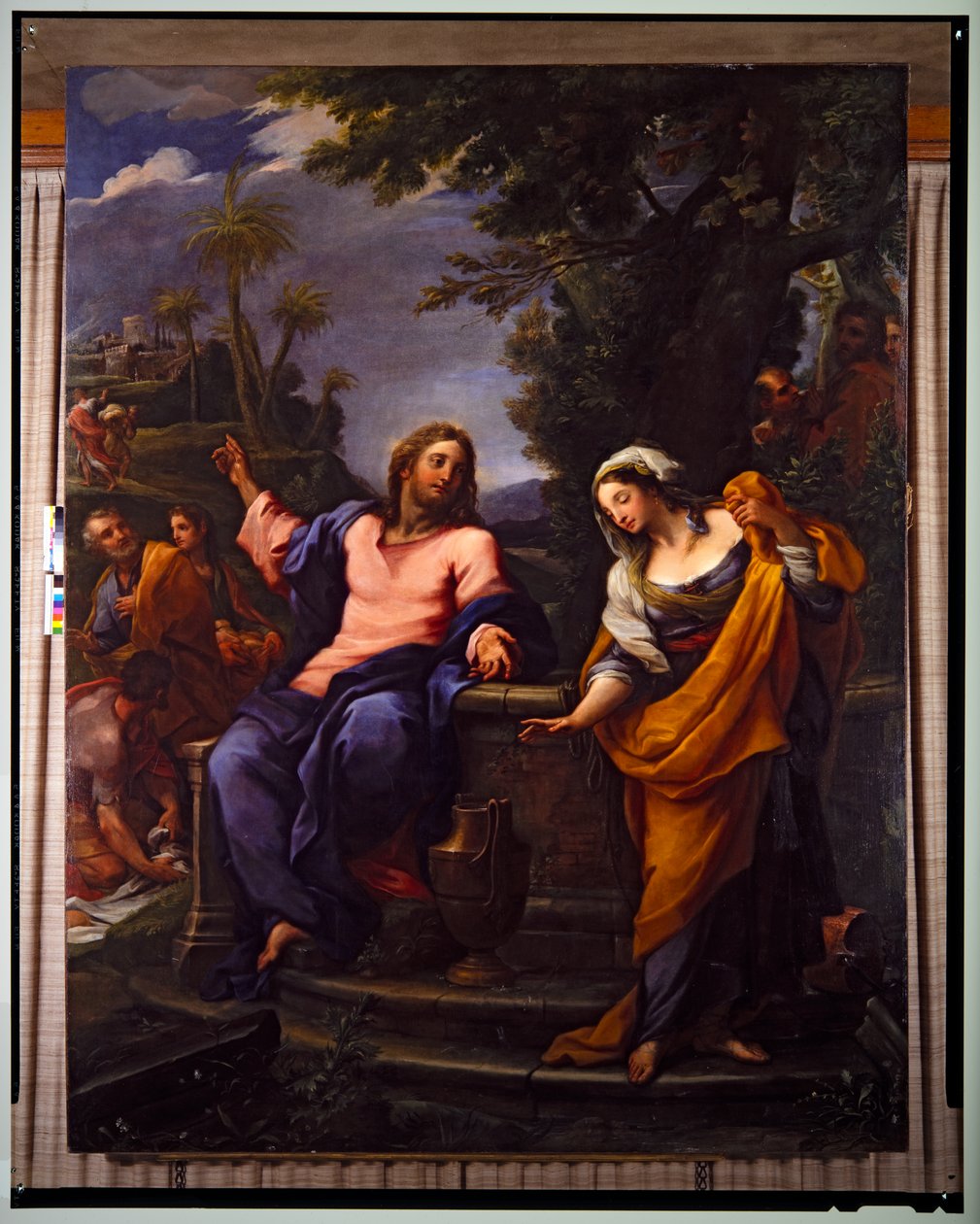 Kristus och kvinnan från Samaria (målning) av Giuseppe Bartolomeo Chiari