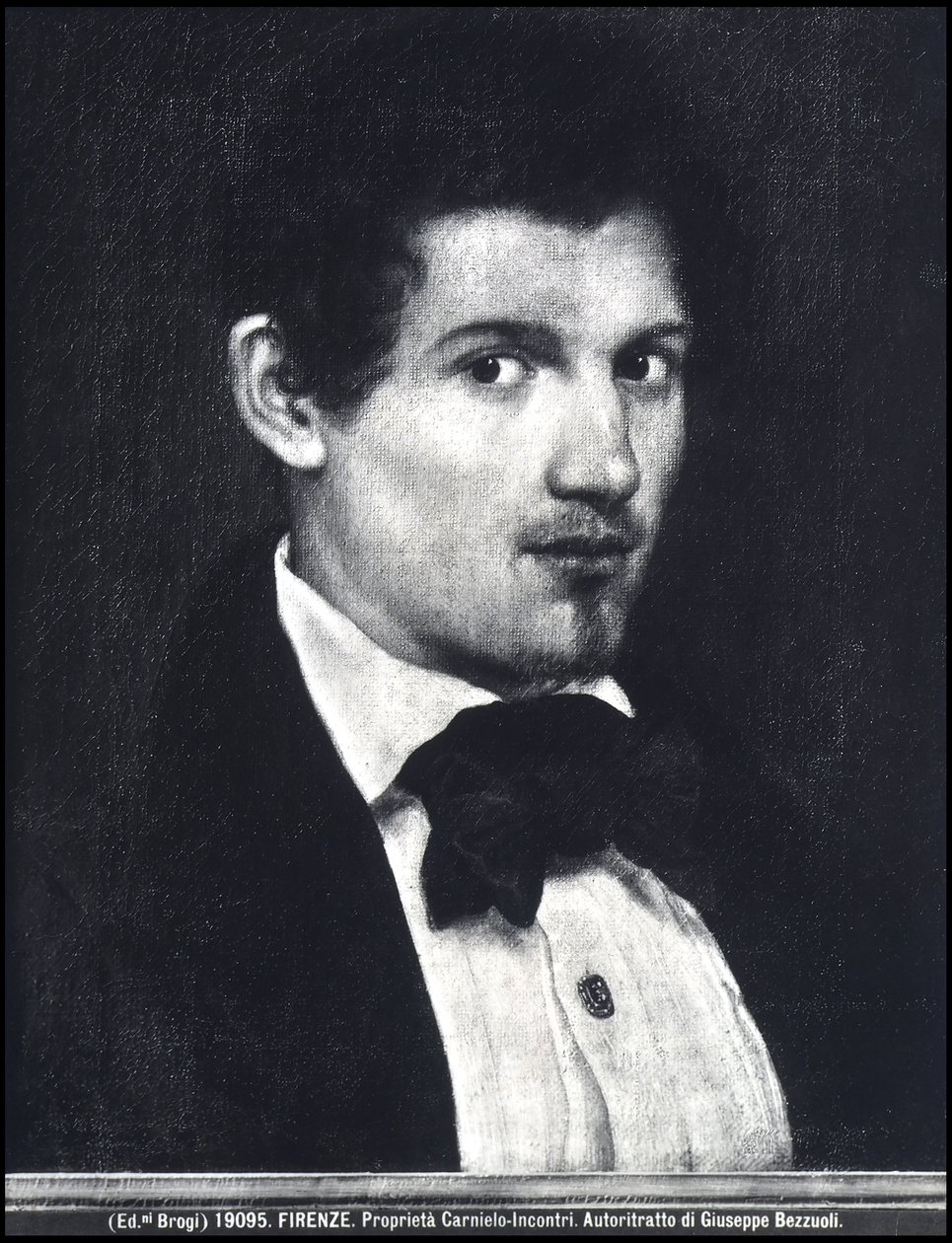 Självporträtt, ca 1795-1830 av Giuseppe Bezzuoli