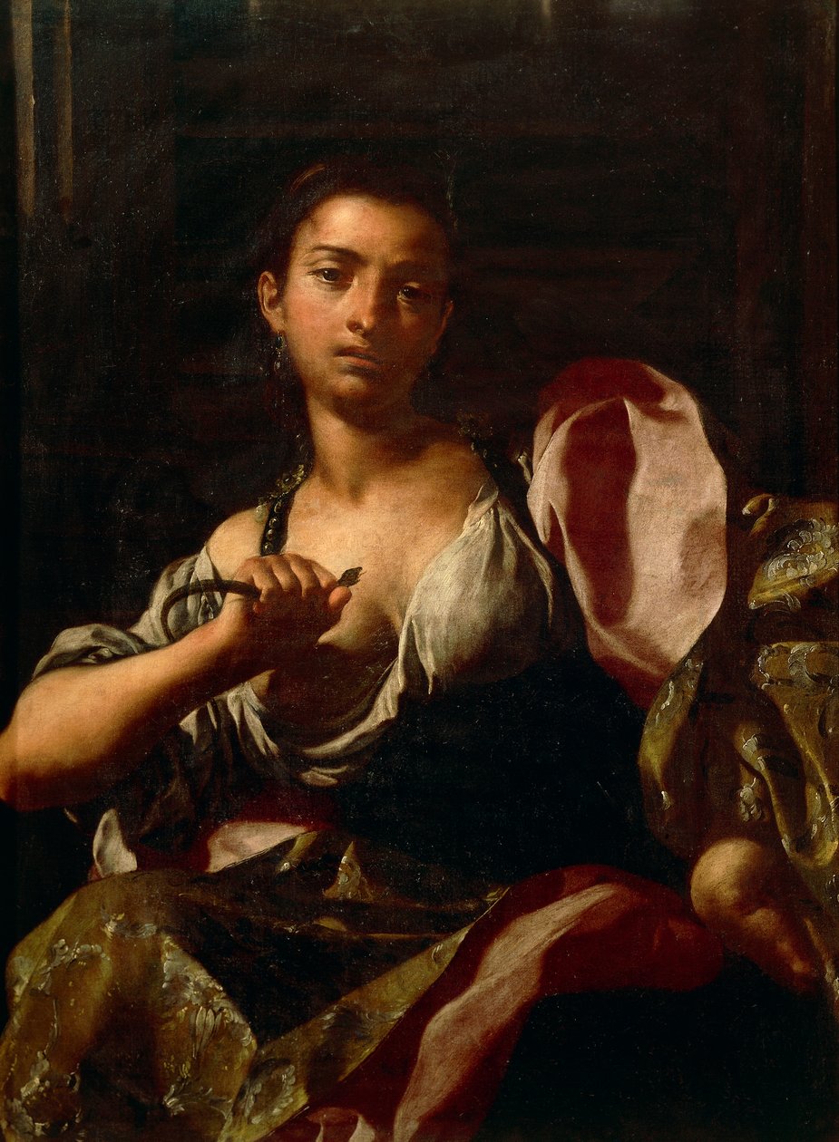 Kleopatra, av Giuseppe Bonito (1707-1789), olja på duk, 99x74 cm, Ptolemaiska riket av Giuseppe Bonito