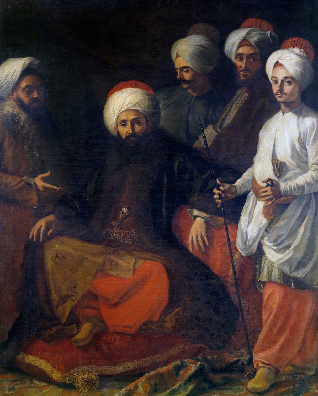 Turkiets ambassad 1741 (målning) av Giuseppe Bonito