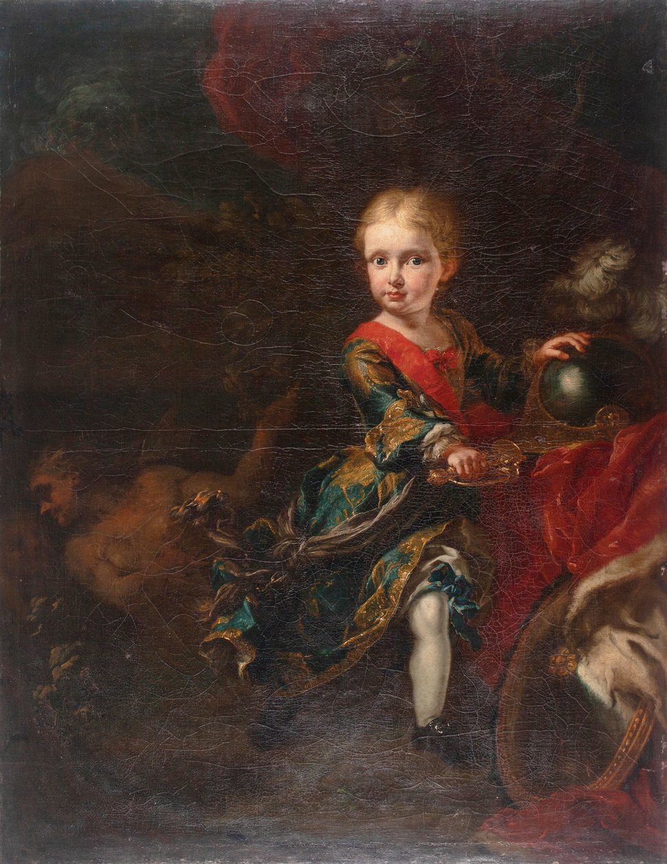 Infante Fernando de Borbón, liksom guden Mars av Giuseppe Bonito