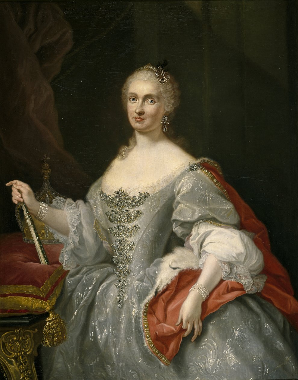 Maria Amalia av Sachsen 17241760, drottning av Neapel av Giuseppe Bonito