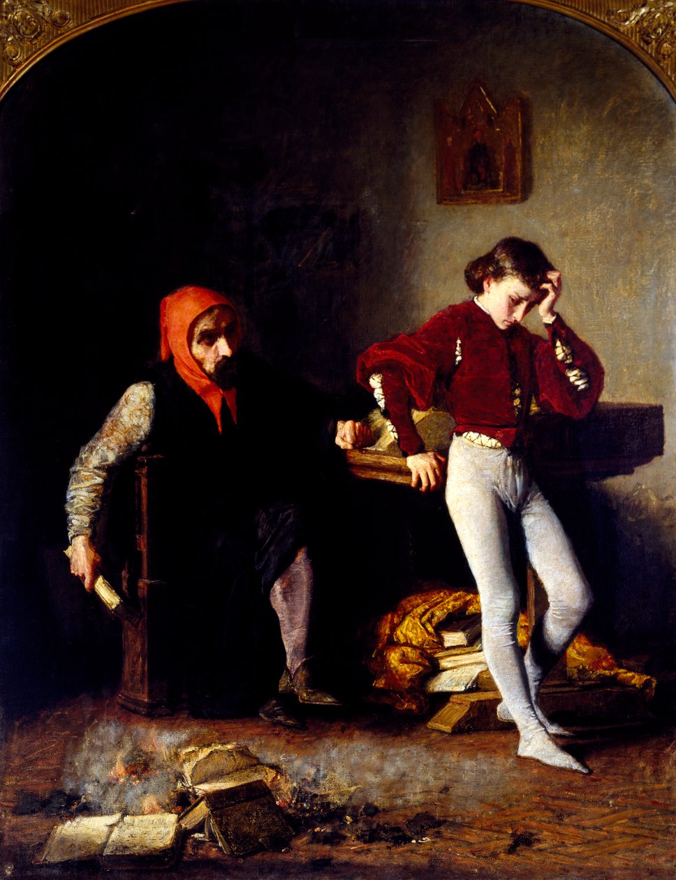 Greve Lara, av Giuseppe Boschetto (1841-1918), olja på duk, 99x77 cm. av Giuseppe Boschetto