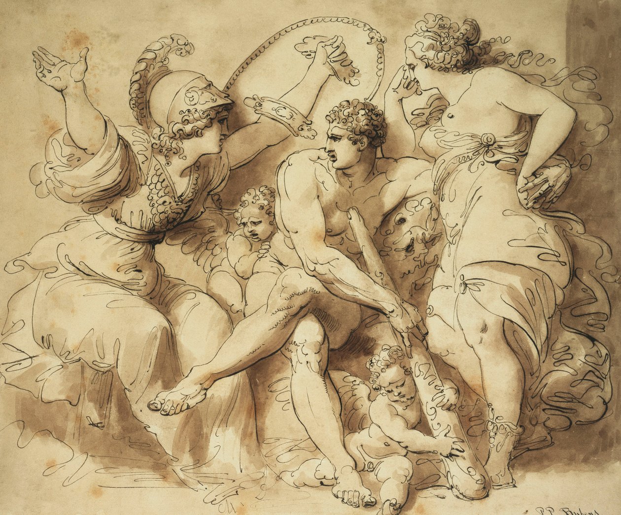 Herkules vid korsningen, av Giuseppe Cades