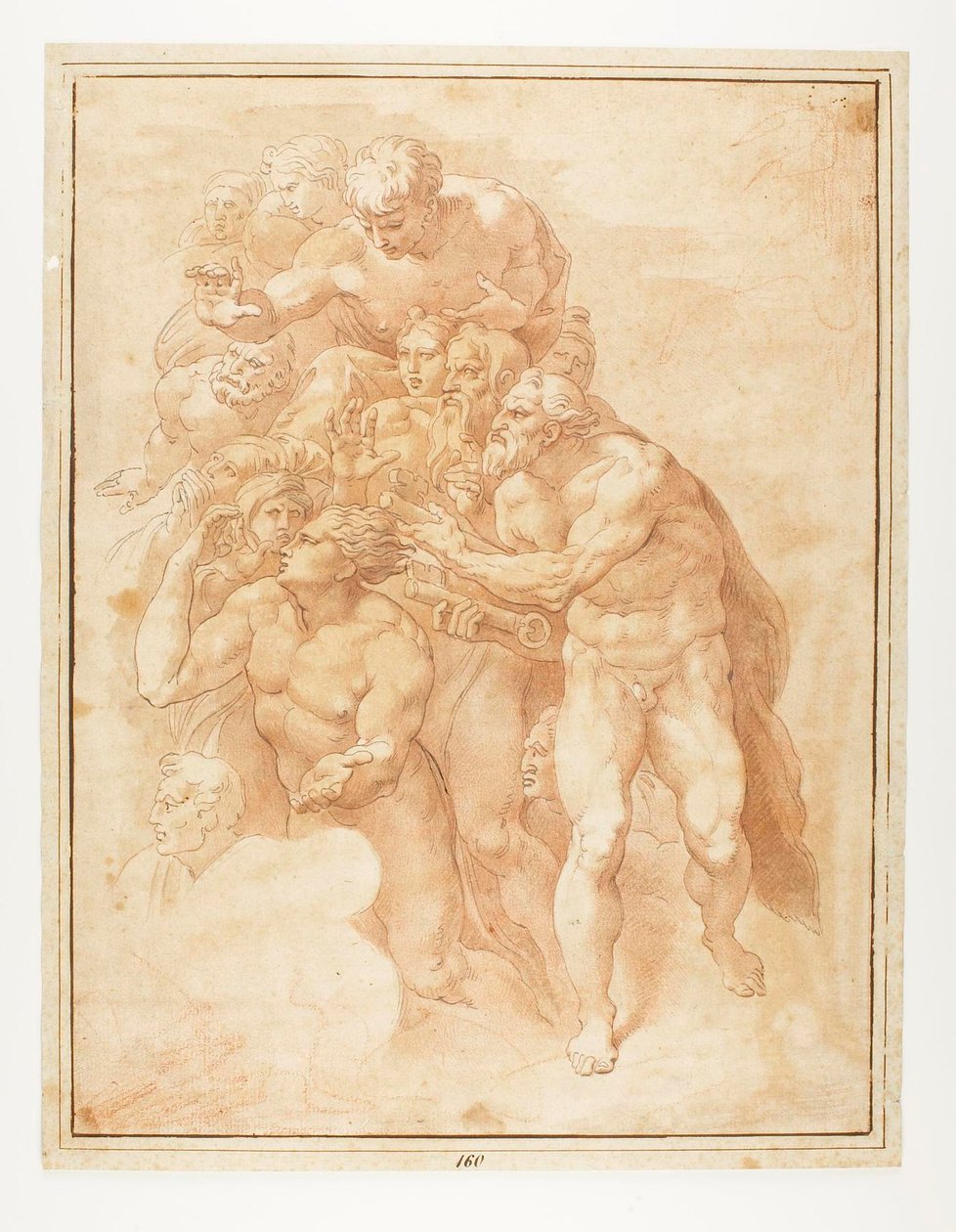 St. Peter, Adam und andere Heilige av Giuseppe Cades