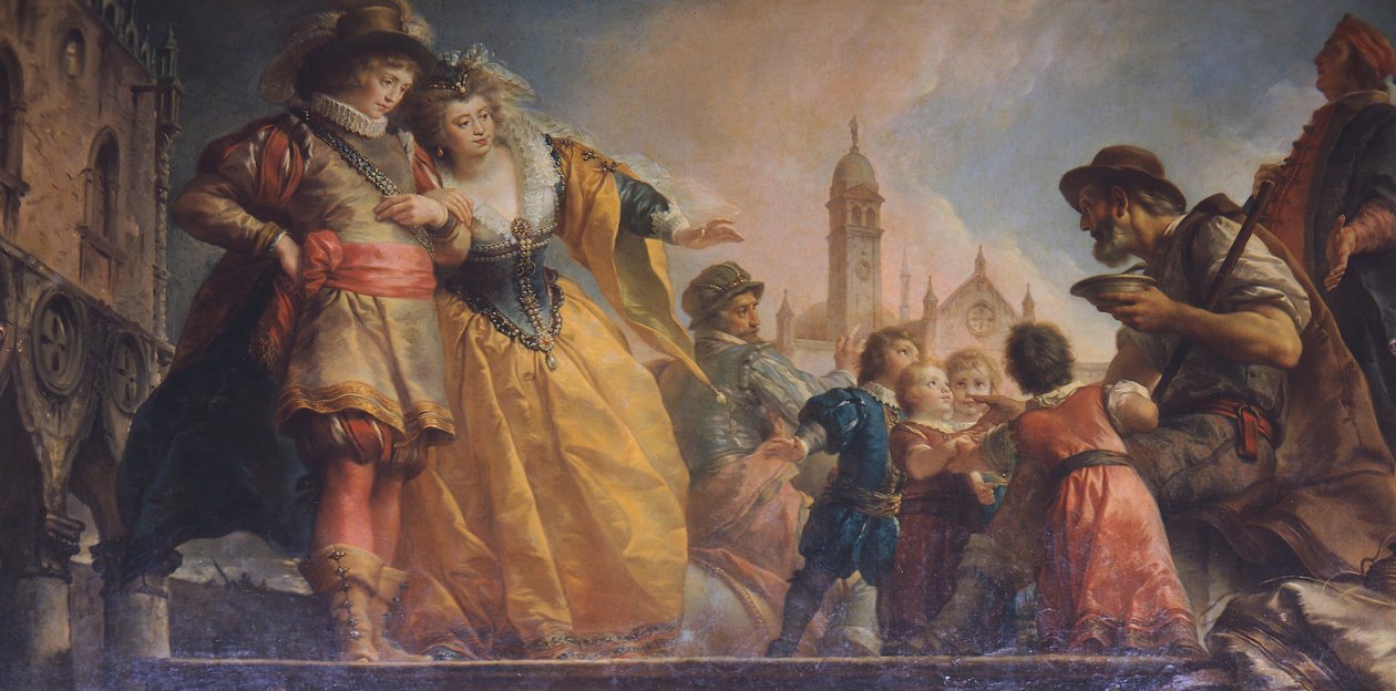 Berättelsen om Gualtiero, greve av Angers, av Giuseppe Cades (1750-1799) av Giuseppe Cades