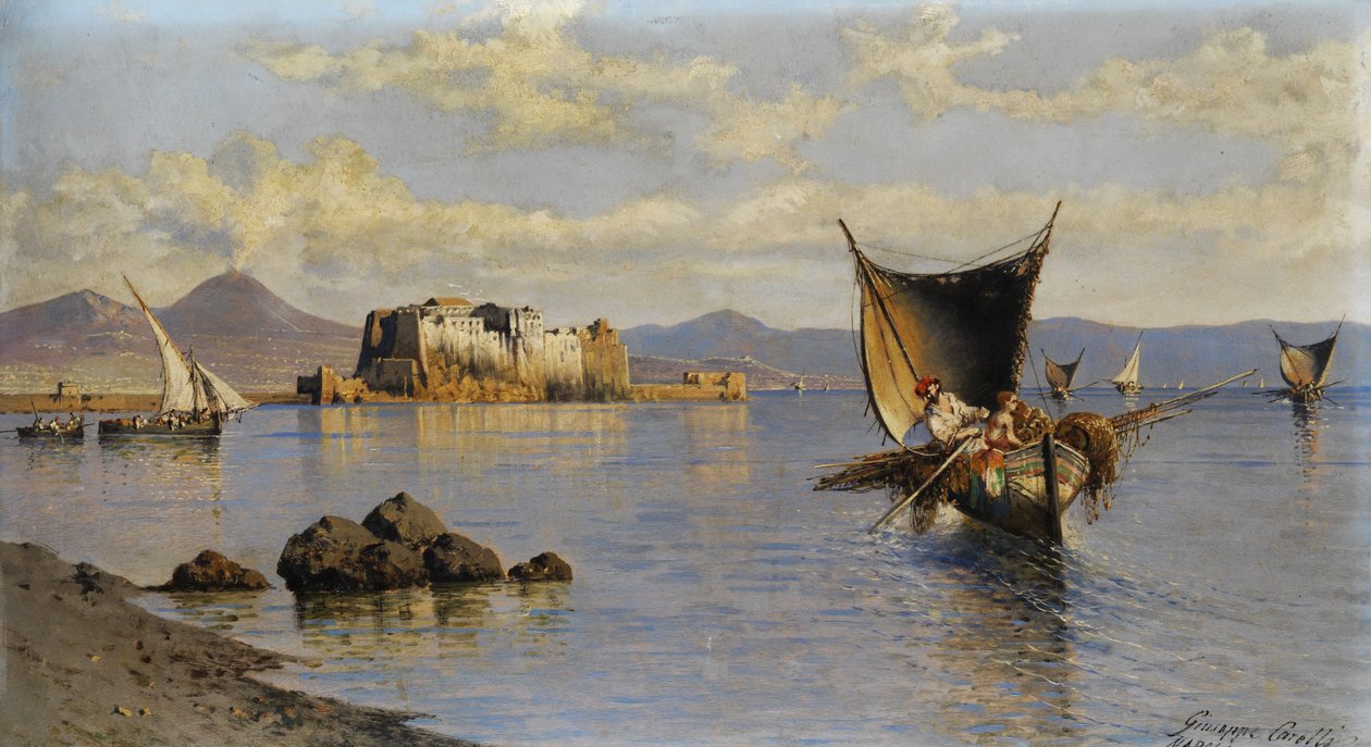 Neapelbukten med Castel dell