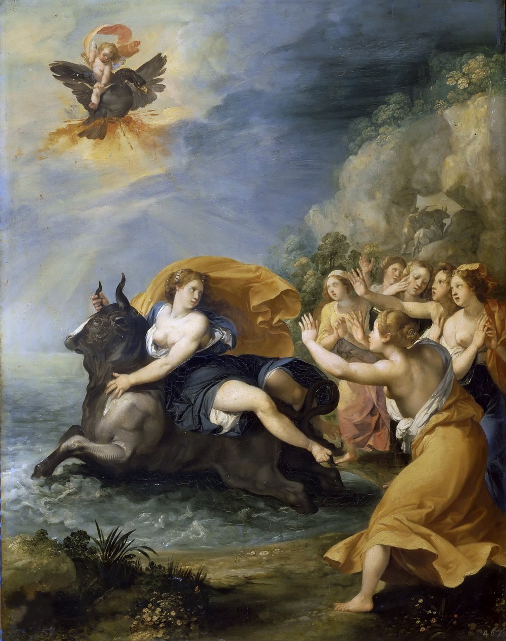 The Rape of Europa, ca 1604. av Giuseppe Cesari