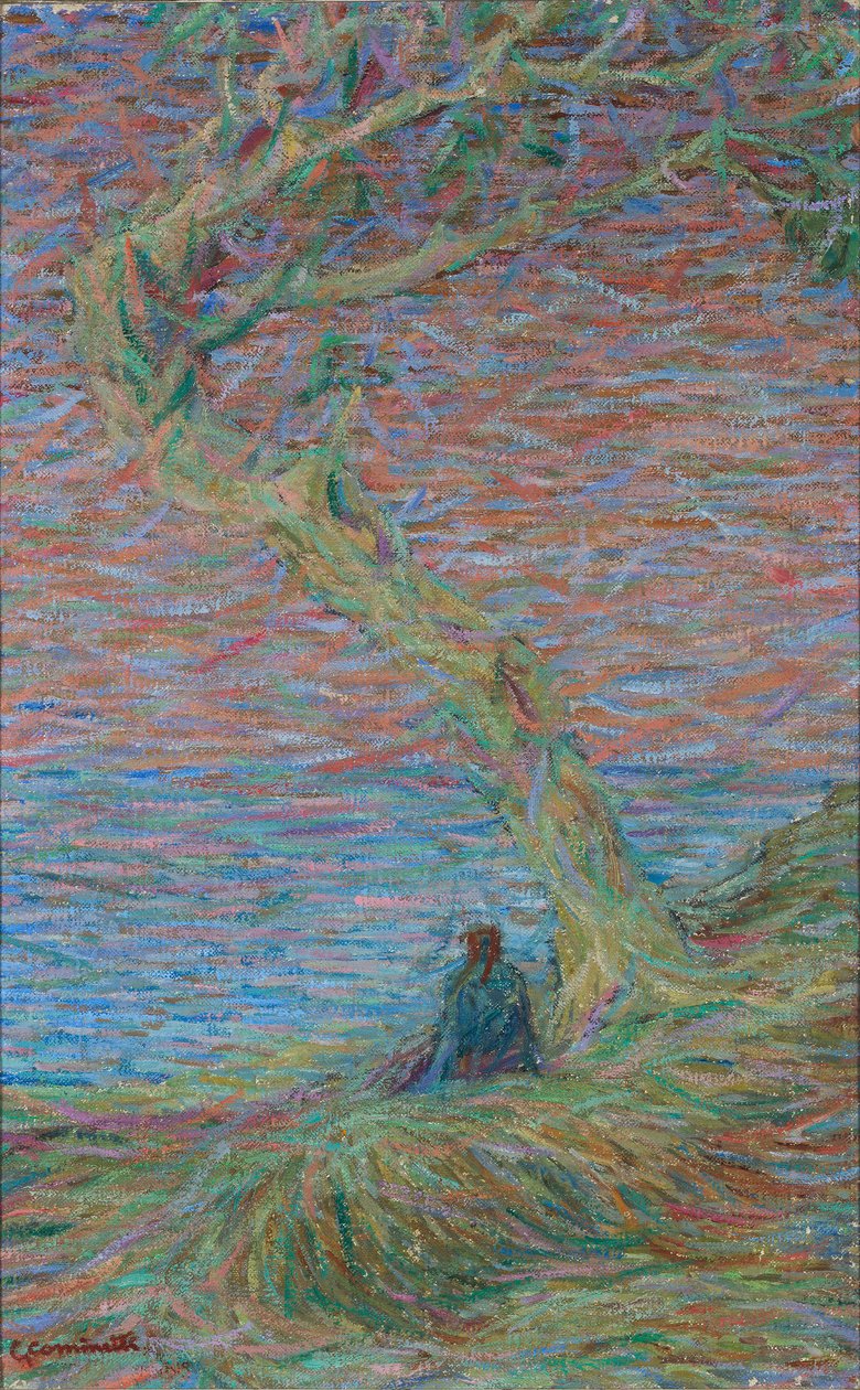 Ensamhet, c.1915 av Giuseppe Cominetti
