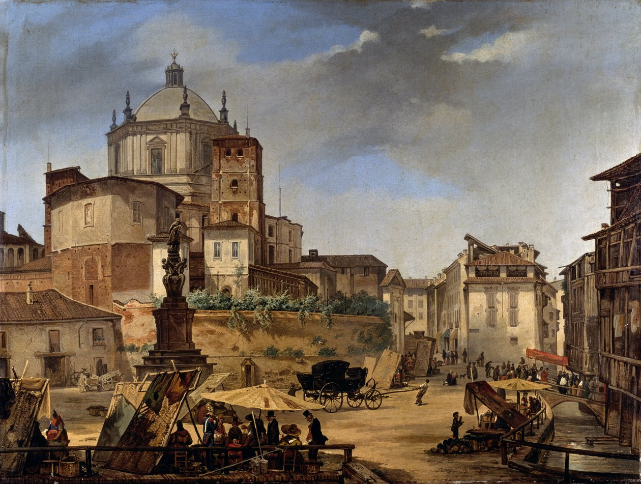 Kyrkan St Lawrence i Milano av Giuseppe Elena