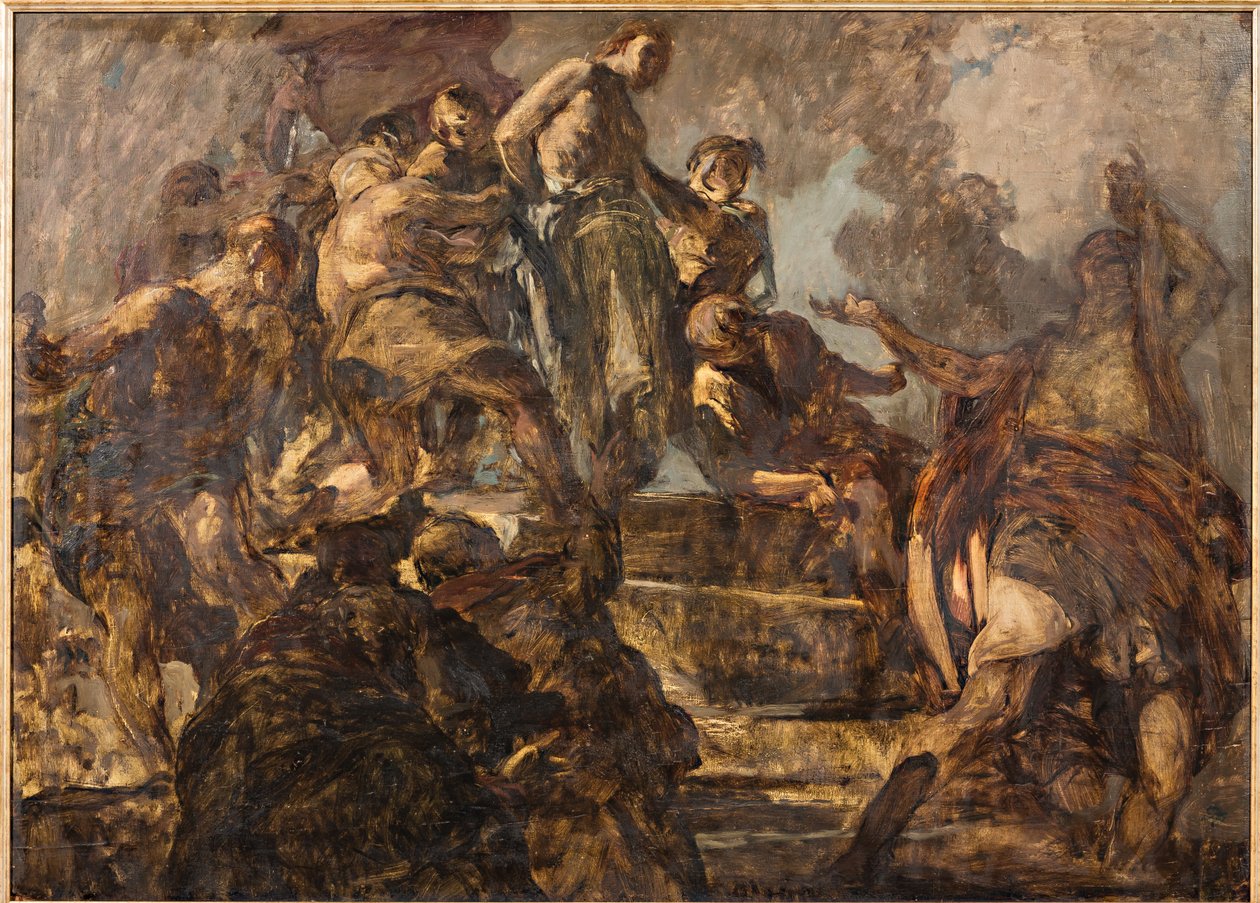 Cristo deriso (olja på plywood) av Giuseppe Graziosi