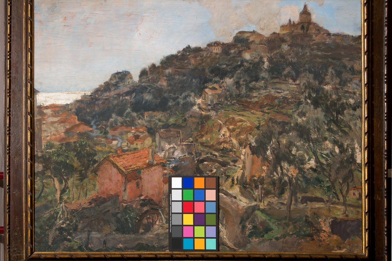 Sanremo (olja på plywood) av Giuseppe Graziosi