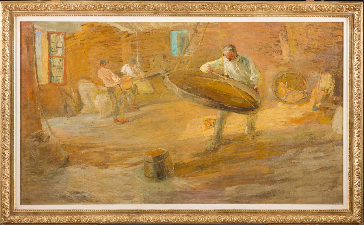 Sikt (olja på duk) av Giuseppe Graziosi