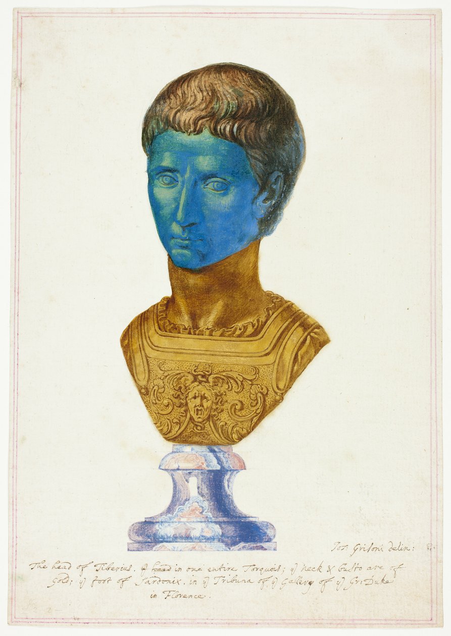 Tiberius huvud av Giuseppe Grisoni