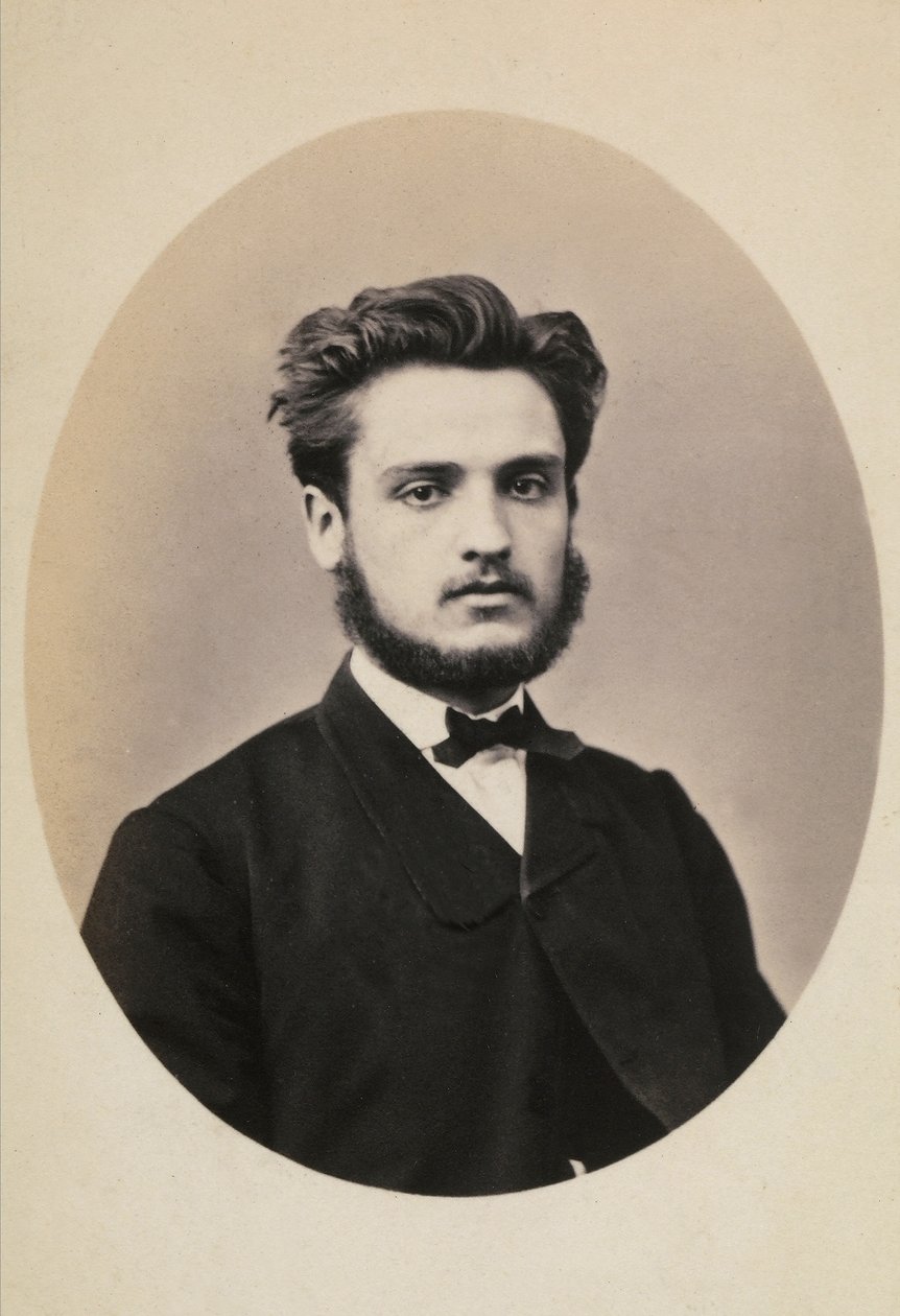 Porträtt av den franske fotografen Gustave Eugene Chauffourier av Giuseppe Incorpora
