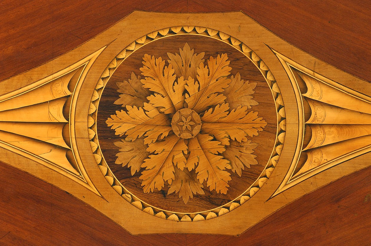 Detalj av en bordsskiva (trä) (detalj av 3498613) av Giuseppe Maggiolini
