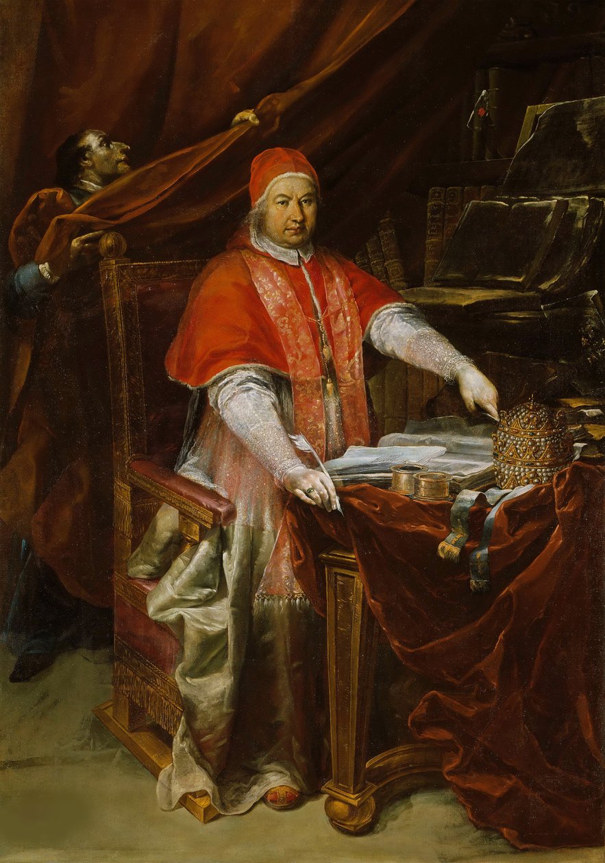 Porträtt av påven Benedikt XIV 1675-1758, 1740. av Giuseppe Maria Crespi