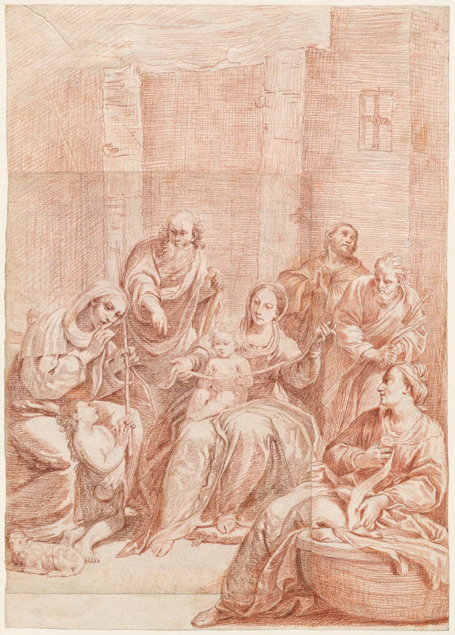 Den heliga familjen av Giuseppe Maria Crespi