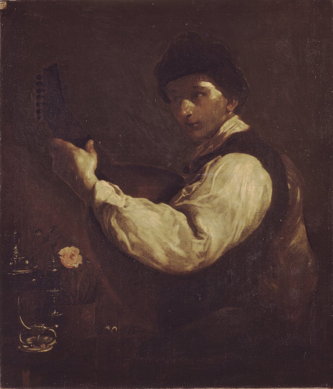 Lutespelaren av Giuseppe Maria Crespi