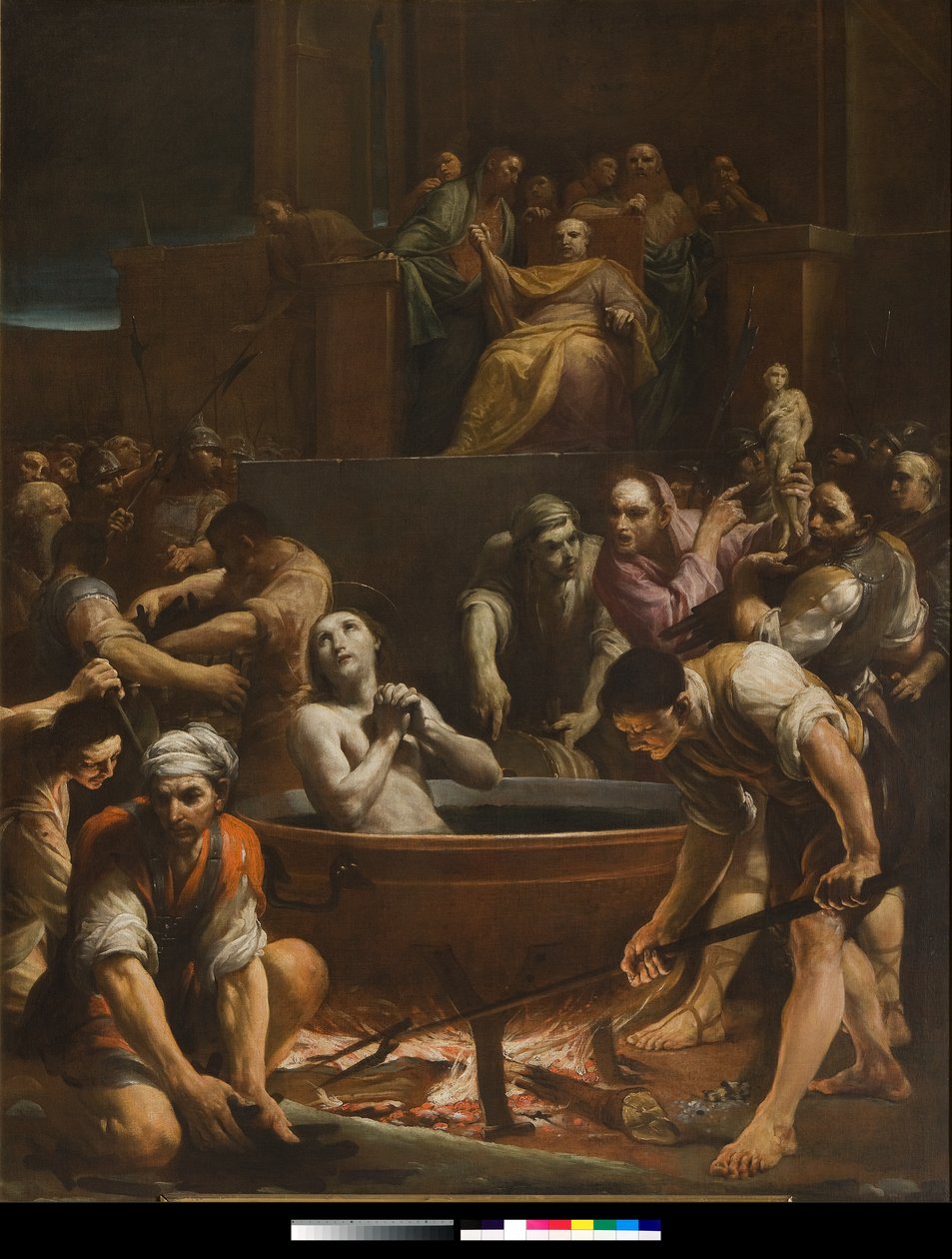 The Martyrium of Saint John the Evangelist, c.1715 av Giuseppe Maria Crespi