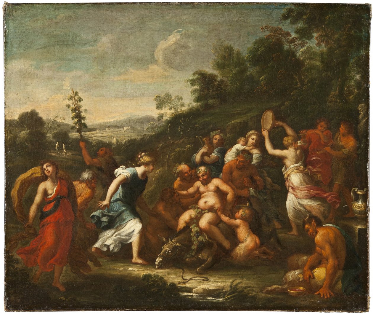 Der Triumph des Silenus av Giuseppe Maria Crespi