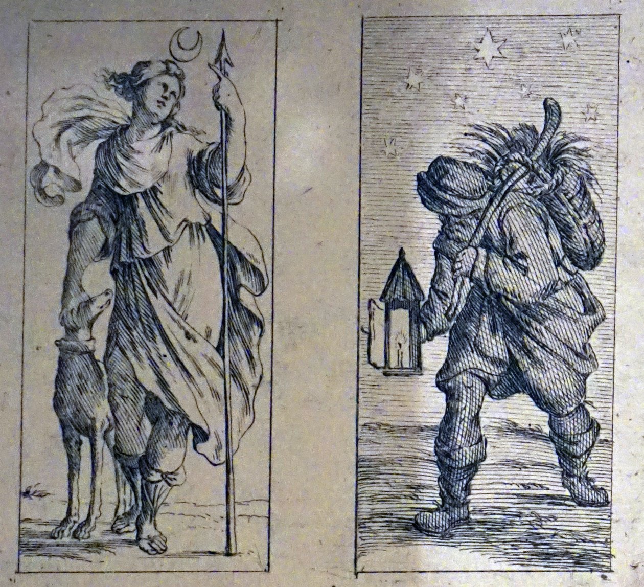 Tarotkort från 1600-talet av Giuseppe Maria Mitelli av Giuseppe Maria Mitelli
