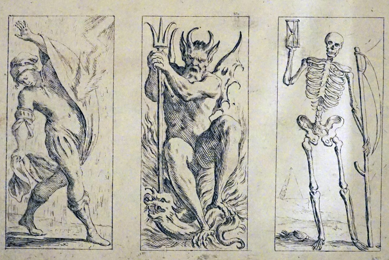 Tarotkort från 1600-talet av Giuseppe Maria Mitelli av Giuseppe Maria Mitelli